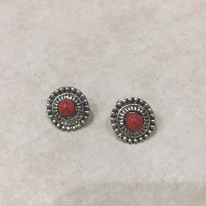 FREE with purchase: Red pierced earrings